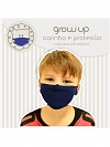 MASCARA INFANTIL HIGH PROTECTION MARINHO TAMANHO UNICO GROW UP SEM ELASTICO